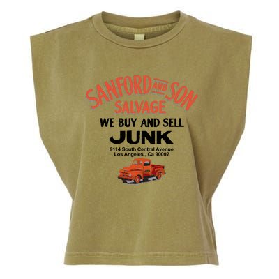 Sanford &Amp; Son Salvage Sign Garment-Dyed Women's Muscle Tee