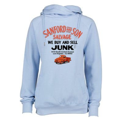 Sanford &Amp; Son Salvage Sign Womens Funnel Neck Pullover Hood