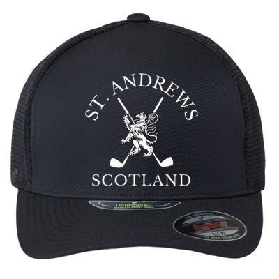 St. Andrews Scotland Golf Fan Flexfit Unipanel Trucker Cap