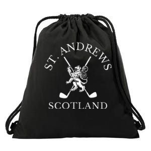 St. Andrews Scotland Golf Fan Drawstring Bag