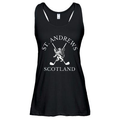 St. Andrews Scotland Golf Fan Ladies Essential Flowy Tank