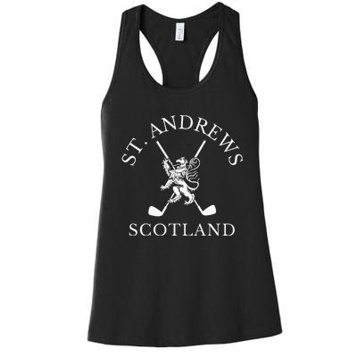 St. Andrews Scotland Golf Fan Women's Racerback Tank