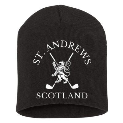 St. Andrews Scotland Golf Fan Short Acrylic Beanie