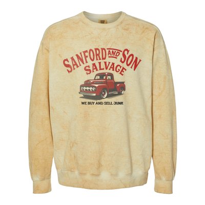 Sanford And Son Salvage Colorblast Crewneck Sweatshirt