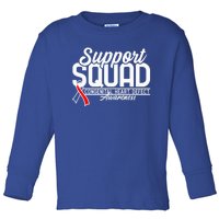 Support Awareness Squad I CHD Congenital Heart Defect Toddler Long Sleeve Shirt