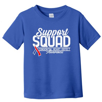 Support Awareness Squad I CHD Congenital Heart Defect Toddler T-Shirt