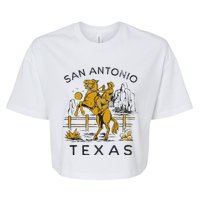 San Antonio Bella+Canvas Jersey Crop Tee