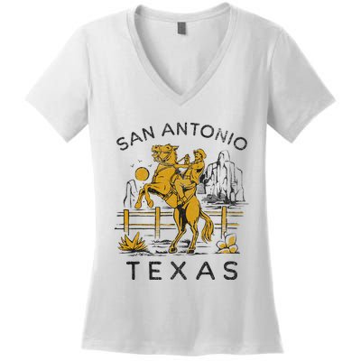 San Antonio Women's V-Neck T-Shirt