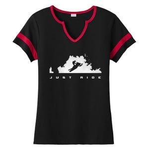 Snowmobile Apparel Snowmobile Ladies Halftime Notch Neck Tee