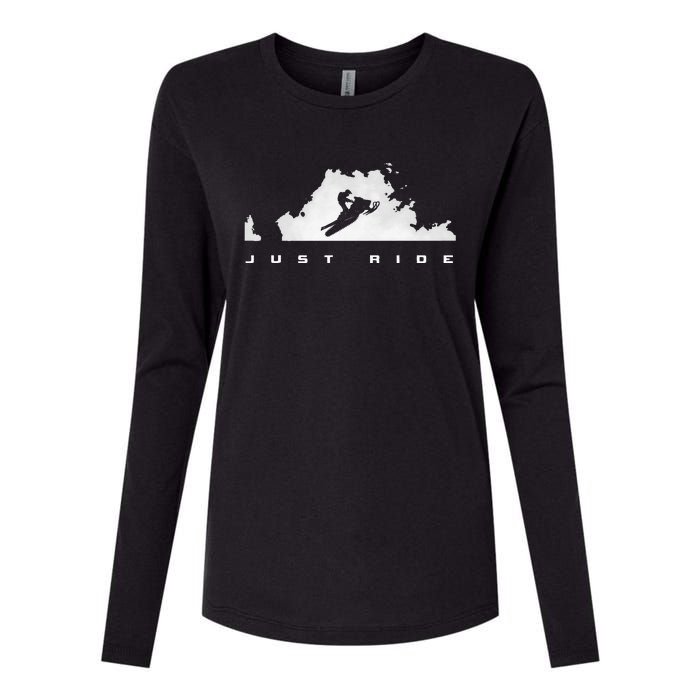 Snowmobile Apparel Snowmobile Womens Cotton Relaxed Long Sleeve T-Shirt