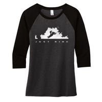 Snowmobile Apparel Snowmobile Women's Tri-Blend 3/4-Sleeve Raglan Shirt