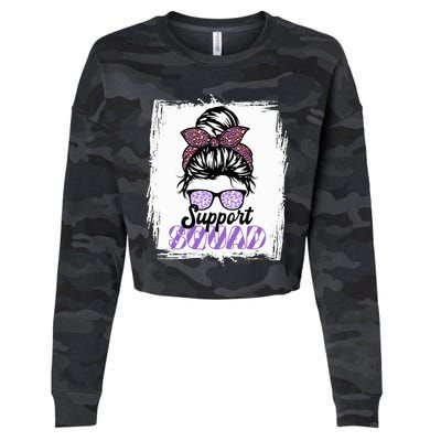 Support Awareness Squad I Ulcerative Colitis Ulcerosa Cropped Pullover Crew