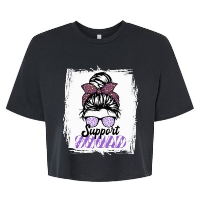 Support Awareness Squad I Ulcerative Colitis Ulcerosa Bella+Canvas Jersey Crop Tee