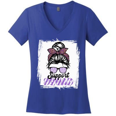 Support Awareness Squad I Ulcerative Colitis Ulcerosa Women's V-Neck T-Shirt