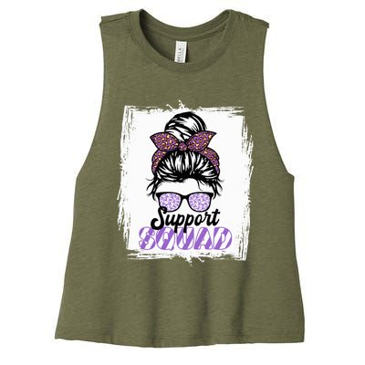 Support Awareness Squad I Ulcerative Colitis Ulcerosa Women's Racerback Cropped Tank