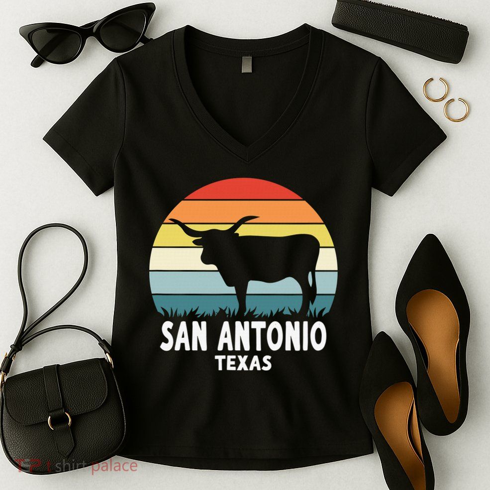 San Antonio Women's V-Neck T-Shirt