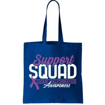 Support Awareness Squad I CM Cerebellum Chiari Malformation Tote Bag