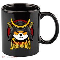 Shiba Army Samaria Dog 11oz C Handle Ceramic Mug