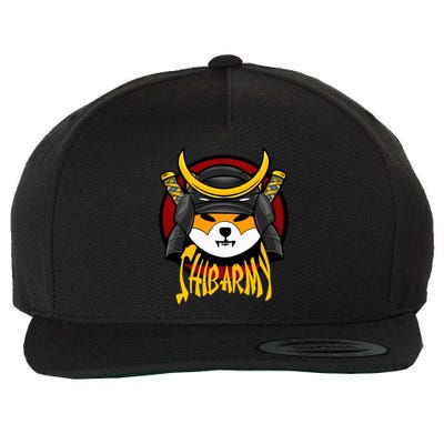 Shiba Army Samaria Dog Wool Snapback Cap