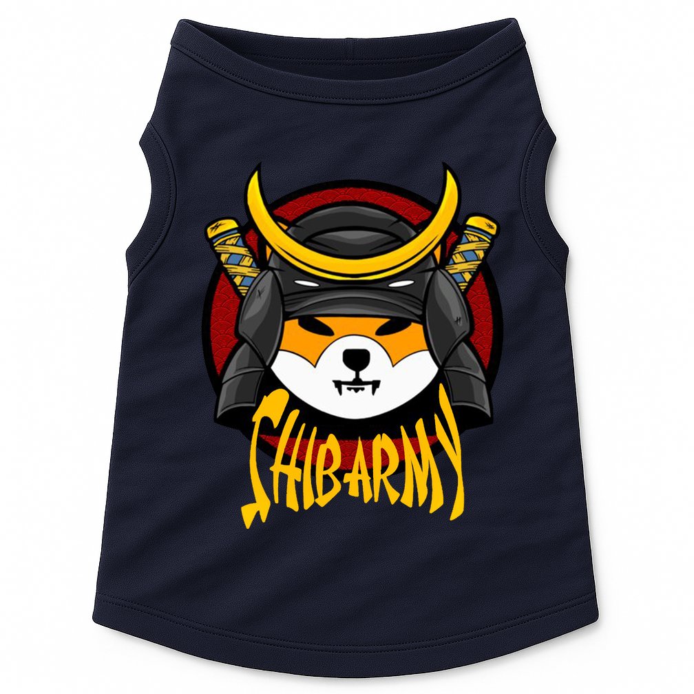 Shiba Army Samaria Dog Doggie Tank