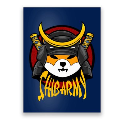Shiba Army Samaria Dog Poster
