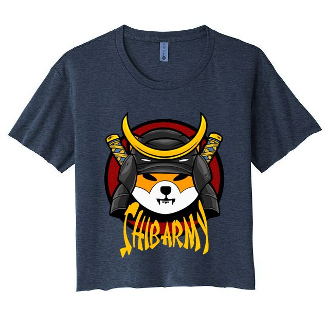 Shiba Army Samaria Dog Crop Top