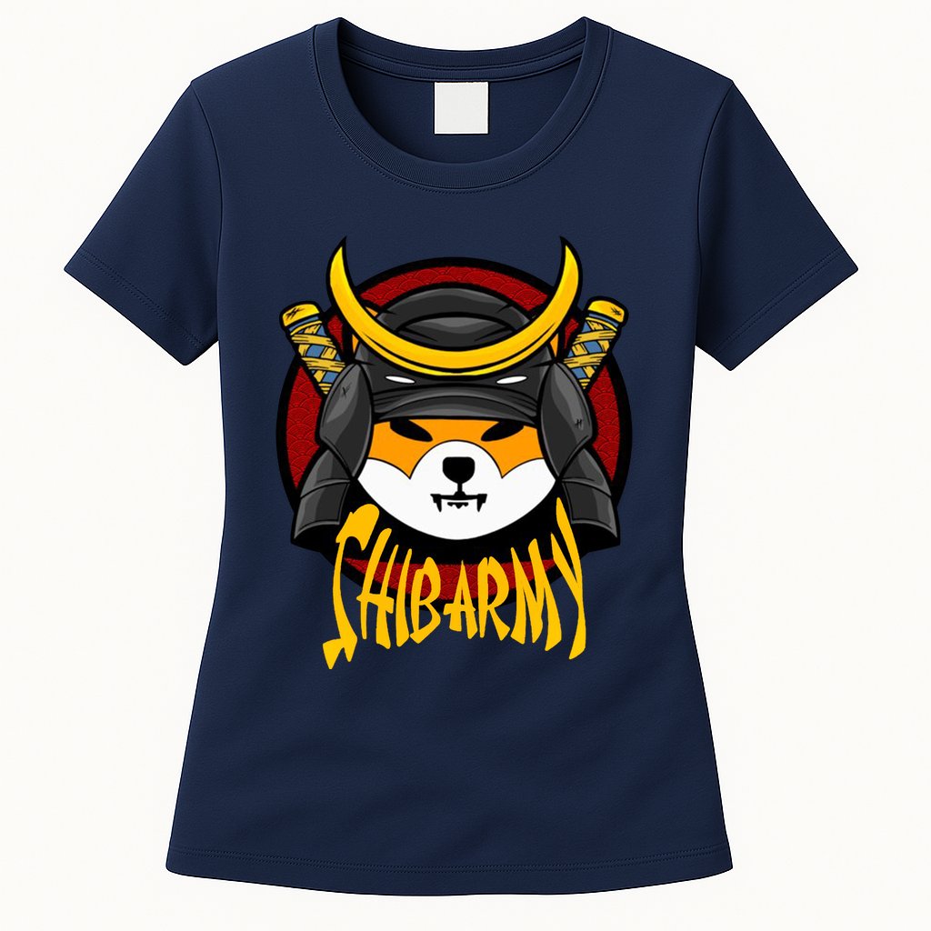 Shiba Army Samaria Dog Womens T-Shirt