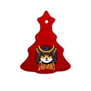 Shiba Army Samaria Dog Ceramic Tree Ornament