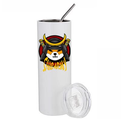 Shiba Army Samaria Dog Stainless Steel Tumbler