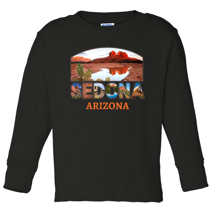 Sedona Arizona Toddler Long Sleeve Shirt