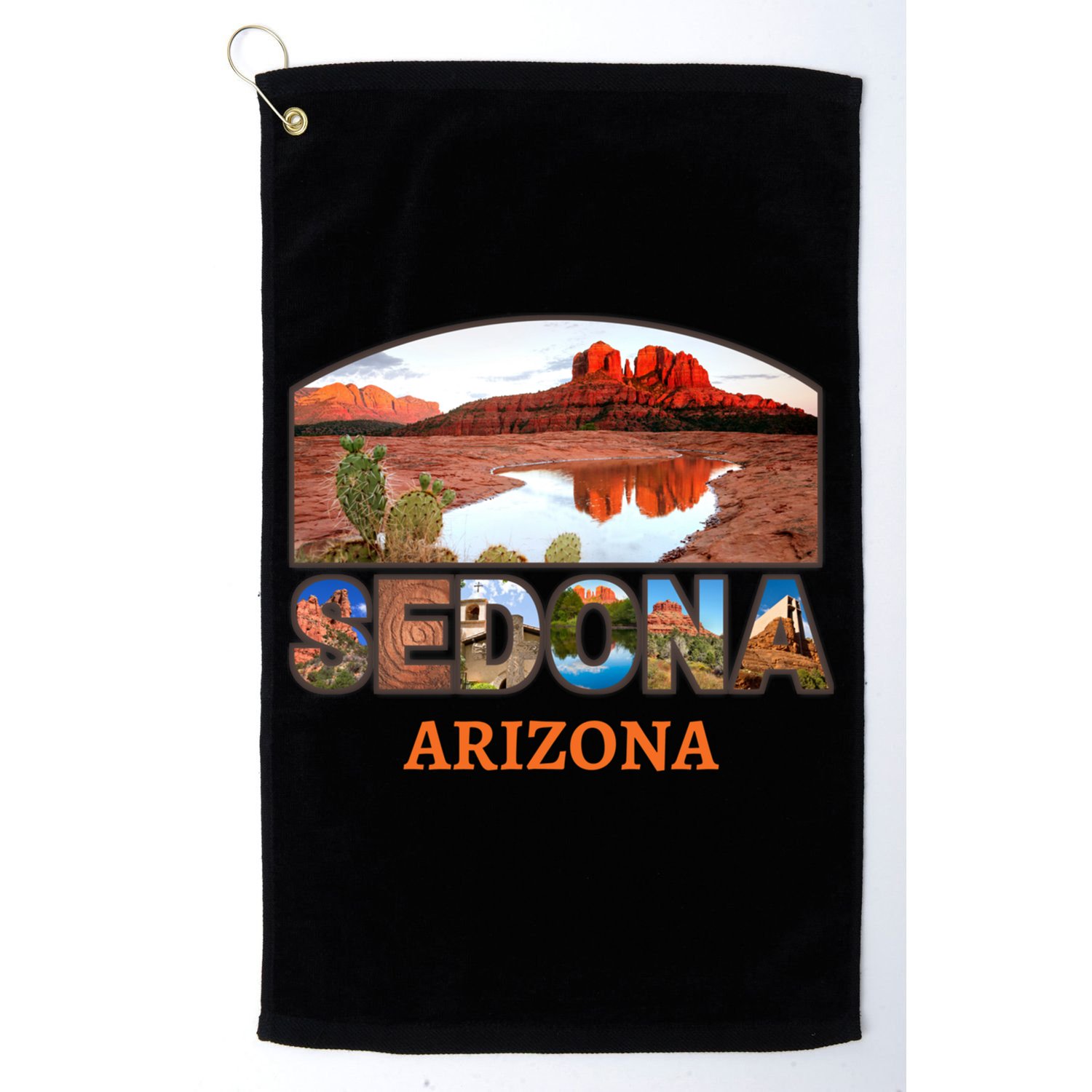Sedona Arizona Golf Towel