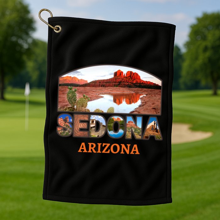 Sedona Arizona Golf Towel