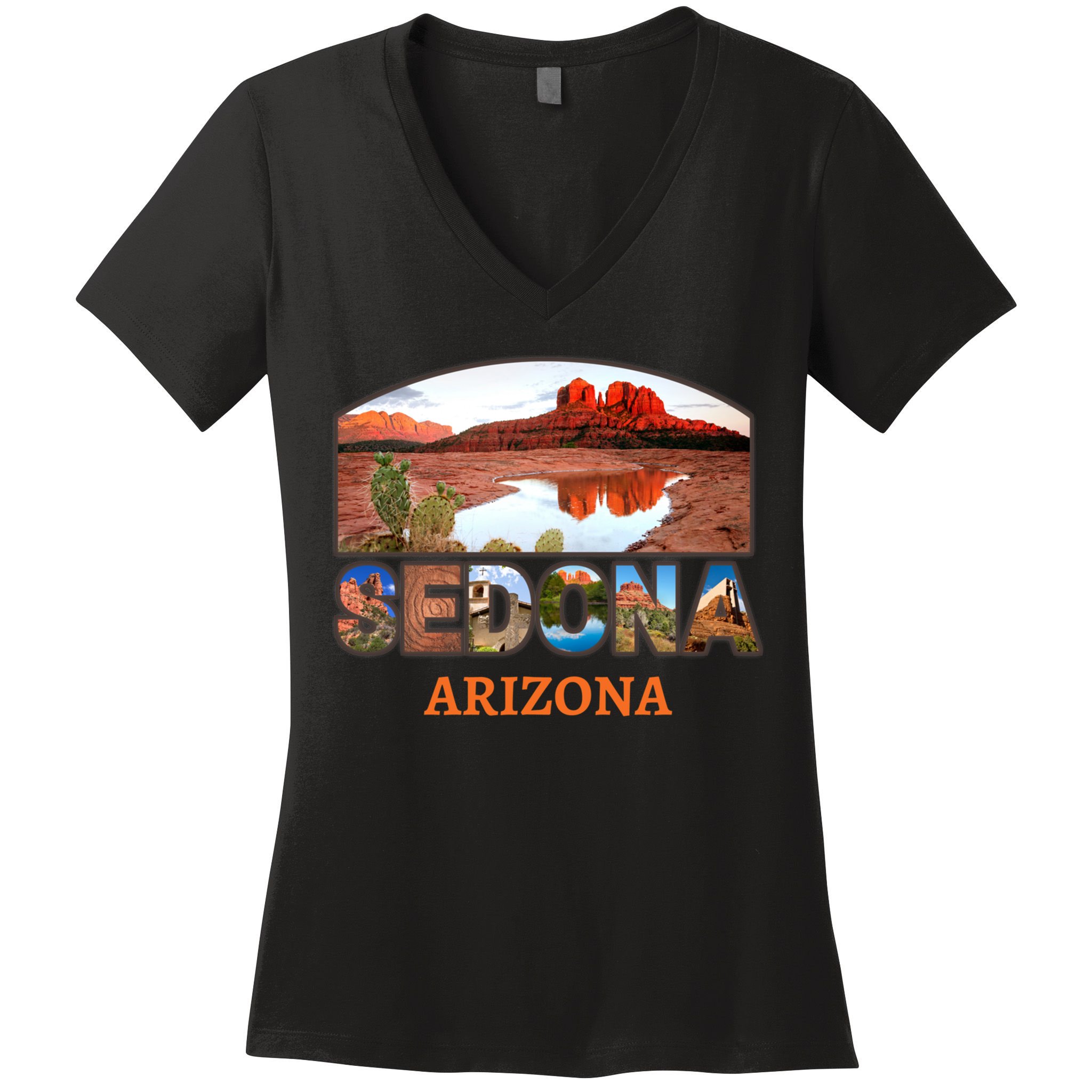 Sedona Arizona Women's V-Neck T-Shirt
