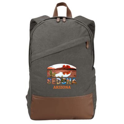 Sedona Arizona Cotton Canvas Backpack