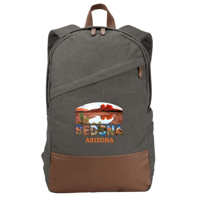Sedona Arizona Cotton Canvas Backpack