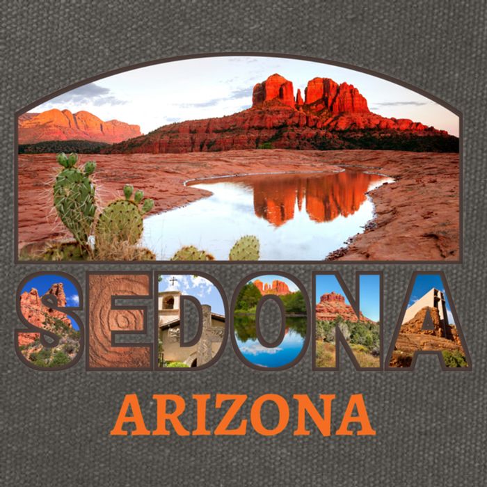 Sedona Arizona Cotton Canvas Backpack