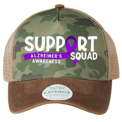 Support Awareness Squad I ALZ Remember Alzheimers Legacy Tie Dye Trucker Hat