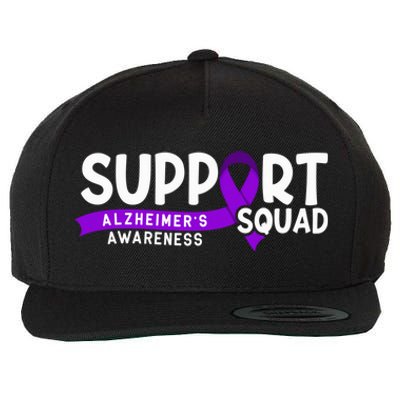 Support Awareness Squad I ALZ Remember Alzheimers Wool Snapback Cap