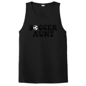 Soccer Aunt Sports Auntie Life Valentines Day Soccer Lover PosiCharge Competitor Tank