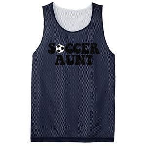 Soccer Aunt Sports Auntie Life Valentines Day Soccer Lover Mesh Reversible Basketball Jersey Tank