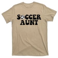 Soccer Aunt Sports Auntie Life Valentines Day Soccer Lover T-Shirt