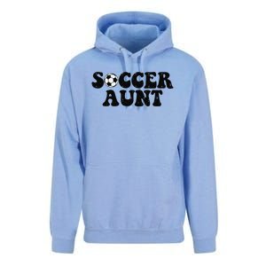 Soccer Aunt Sports Auntie Life Valentines Day Soccer Lover Unisex Surf Hoodie