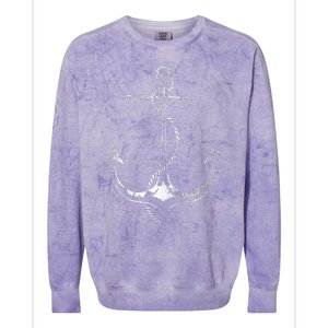 Sailboat Anchor Sailing Colorblast Crewneck Sweatshirt