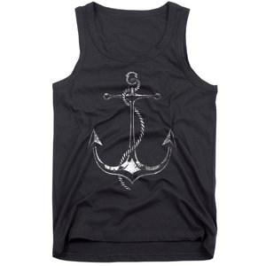 Sailboat Anchor Sailing Tank Top