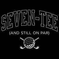 Seven And Still On Par 70th Birthday Golf Father Grand Cooling Performance Crew T-Shirt
