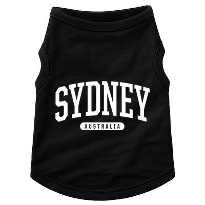 Sydney Australia Souvenirs College Style Sydney Australia Souvenir Doggie Tank