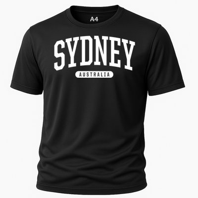 Sydney Australia Souvenirs College Style Sydney Australia Souvenir Cooling Performance Crew T-Shirt