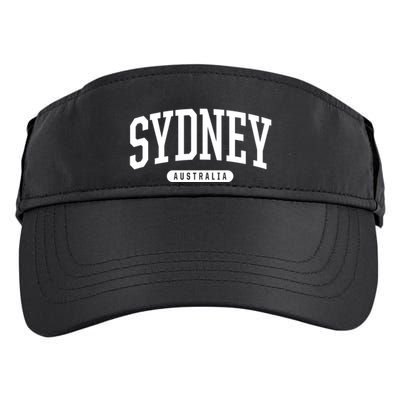 Sydney Australia Souvenirs College Style Sydney Australia Souvenir Adult Drive Performance Visor