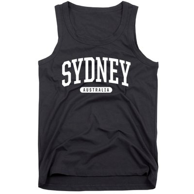 Sydney Australia Souvenirs College Style Sydney Australia Souvenir Tank Top