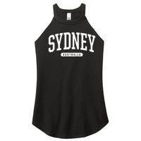 Sydney Australia Souvenirs College Style Sydney Australia Souvenir Women’s Perfect Tri Rocker Tank